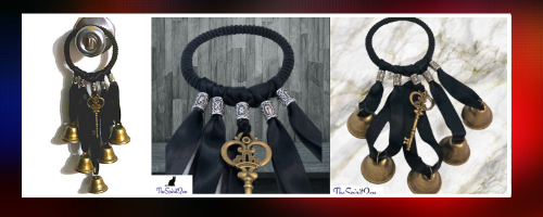 Wiccan Witch Bells -Magic Protection Hecate Door Hanger