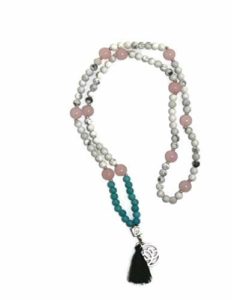 rose quartz mala beads 108