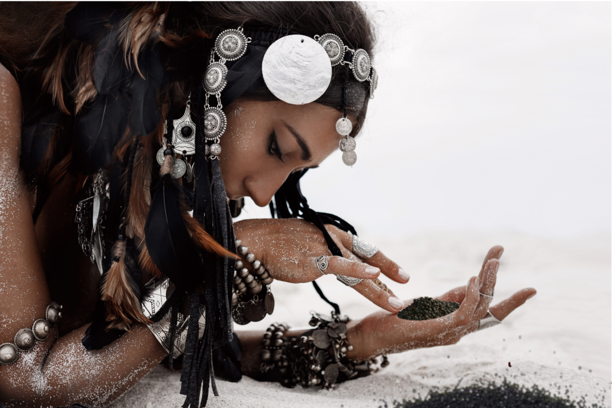Witches Black Salt for Protection from Evil Eye