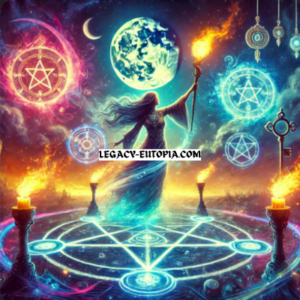 Moon Goddess Hecate ritual at a crossroads under the moon