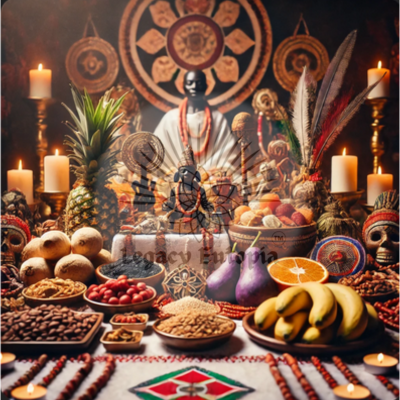 ceremonial altar in Yoruba tradition Do Orishas Need Food