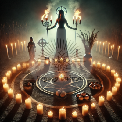 What are the warnings about working with Goddess Hecate at a spiritual crossroads.