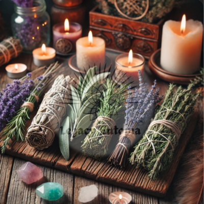 What herbs should I use for rituals? Sage, lavender, rosemary, and basil