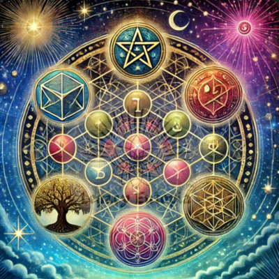 Metatron's symbols illustration