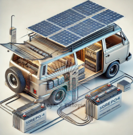 Solar Powering a Vehicle with 800 Watts Peak 🚗