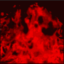 Abstract flowing flames used as a visual metaphor for spiritual reflection and prayer