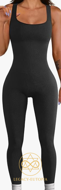 SKIMS Dupe seamless jumpsuit ribbed one piece