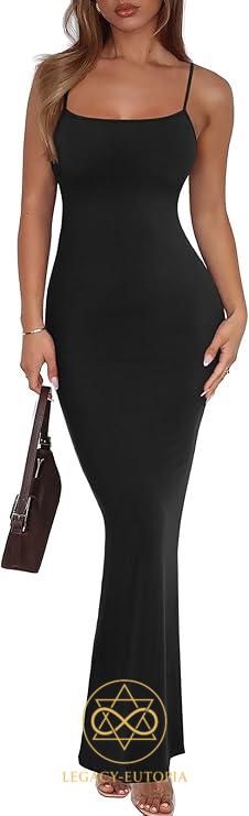 Womens Soft Lounge Maxi Slipdress