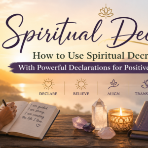 Spiritual decrees for positive transformation and personal growth