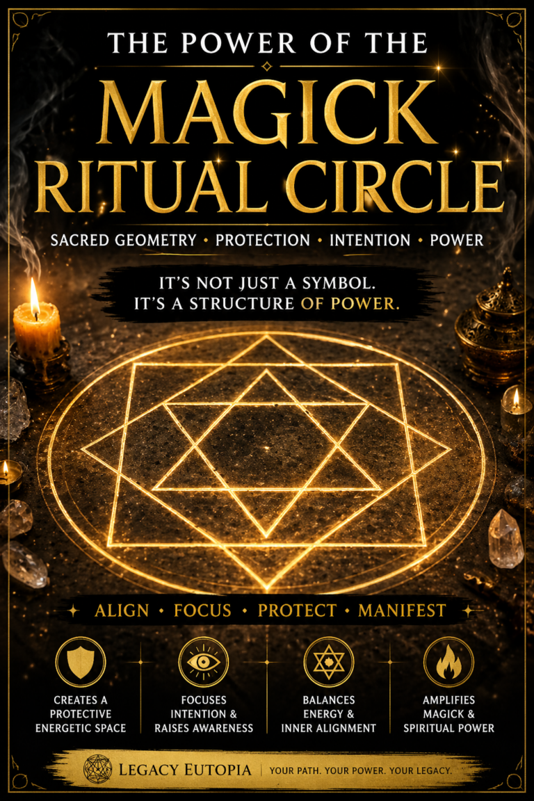 Geometric Magic Magic Ritual Circle Sacred Geometry | Legacy Eutopia