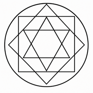 Magic Ritual Circle Sacred Geometry