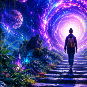Spiritual awakening your path forward animated banner