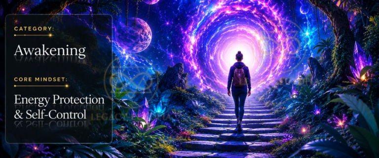 Spiritual awakening your path forward animated banner