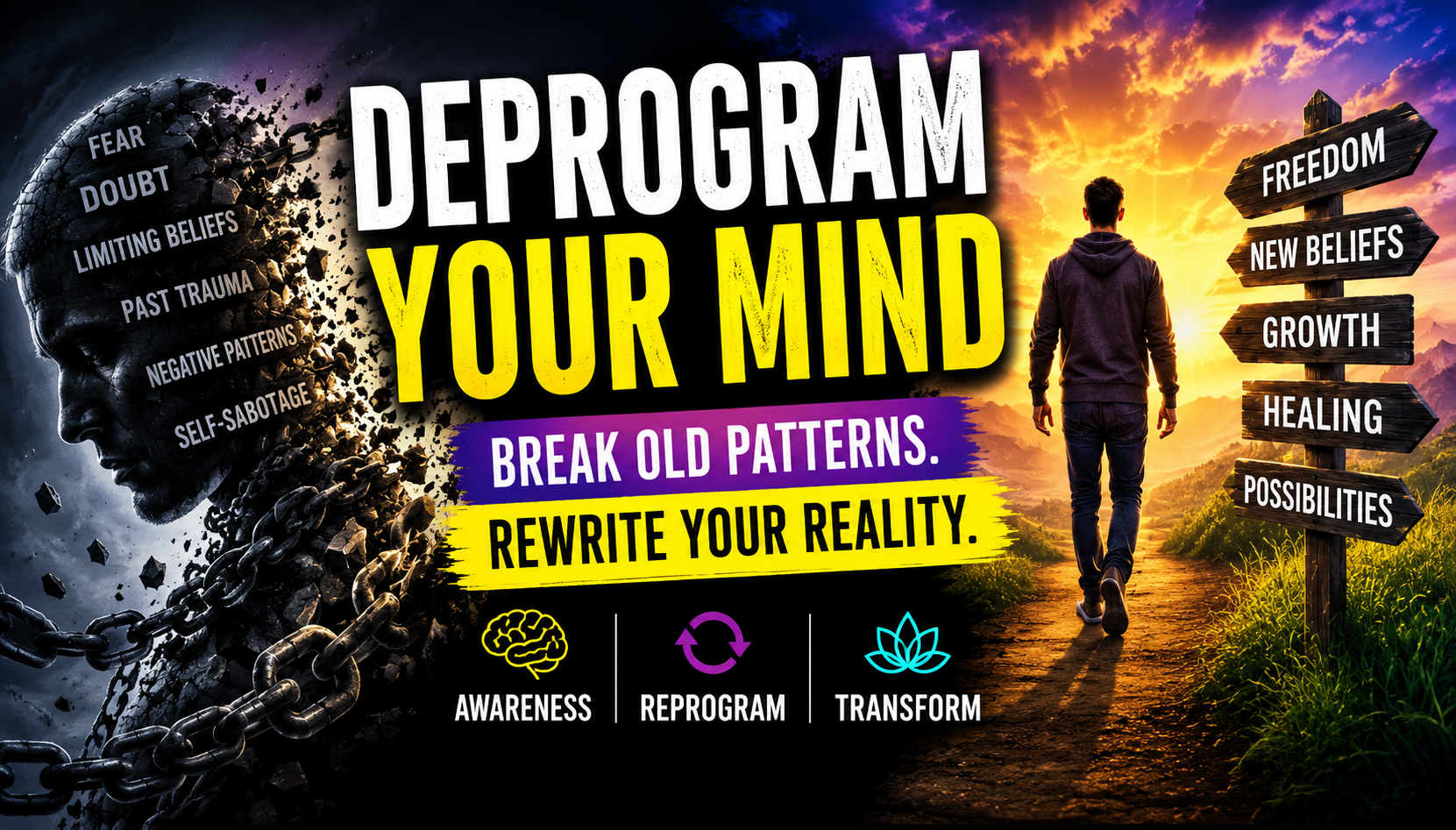 Deliberate visualization techniques for self alignment