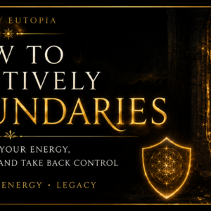 Person protecting their energy by setting healthy emotional boundaries