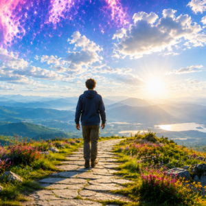 Embracing change without resistance spiritual transformation banner