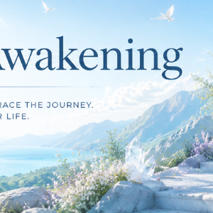 Signs of spiritual awakening with glowing spiritual portal and higher consciousness imagery