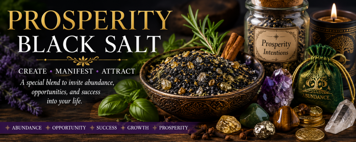 Prosperity Black Salt Recipe for Abundance Rituals