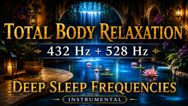 total body relaxation 432 hz 528 hz deep sleep frequencies instrumental
