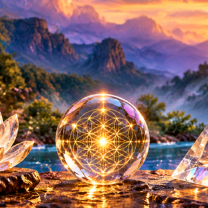 Mystical Crystal Altar at Sunset PRACTICE THE 369 METHOD